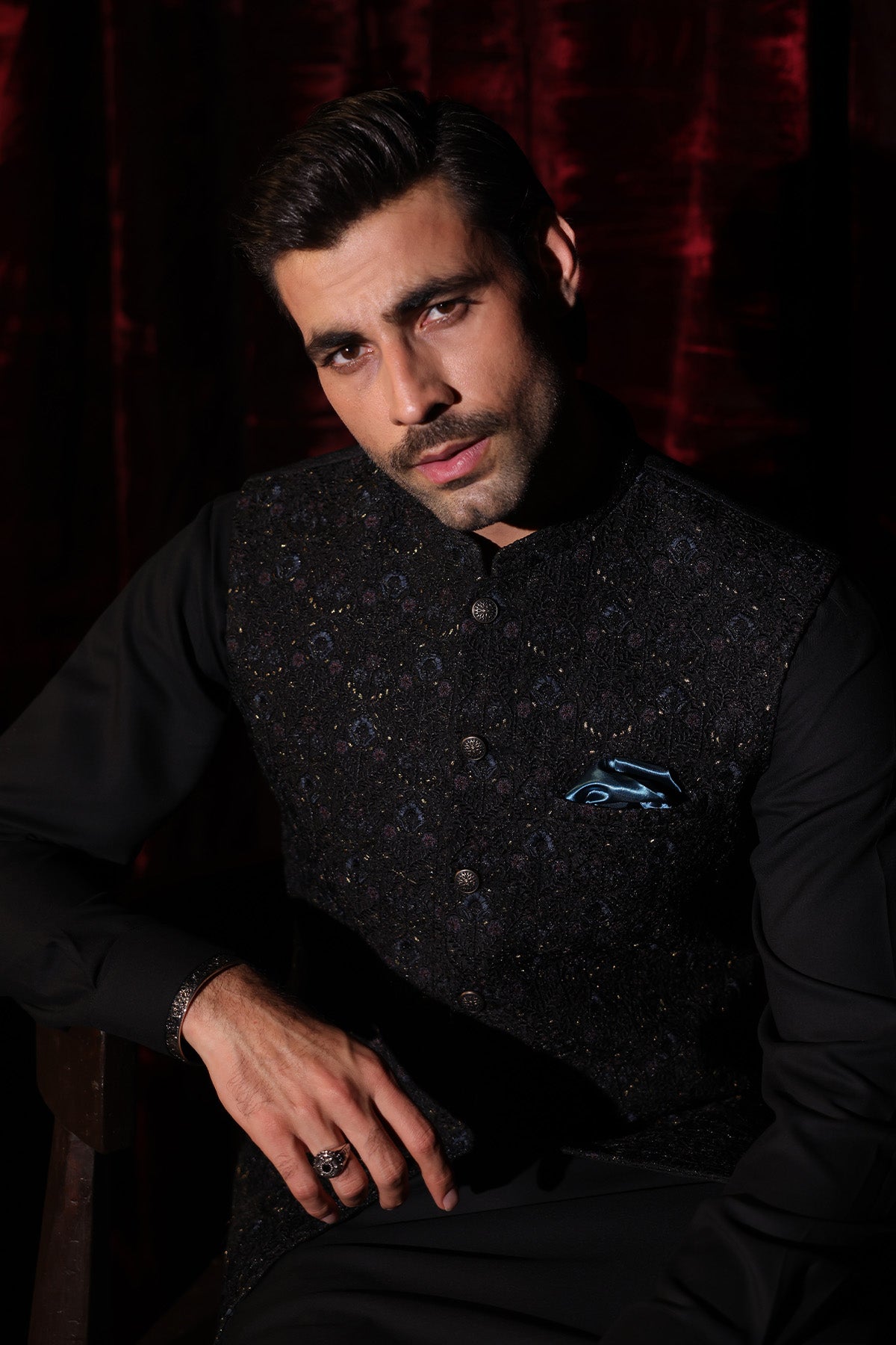 Premium Embroidered Waistcoat