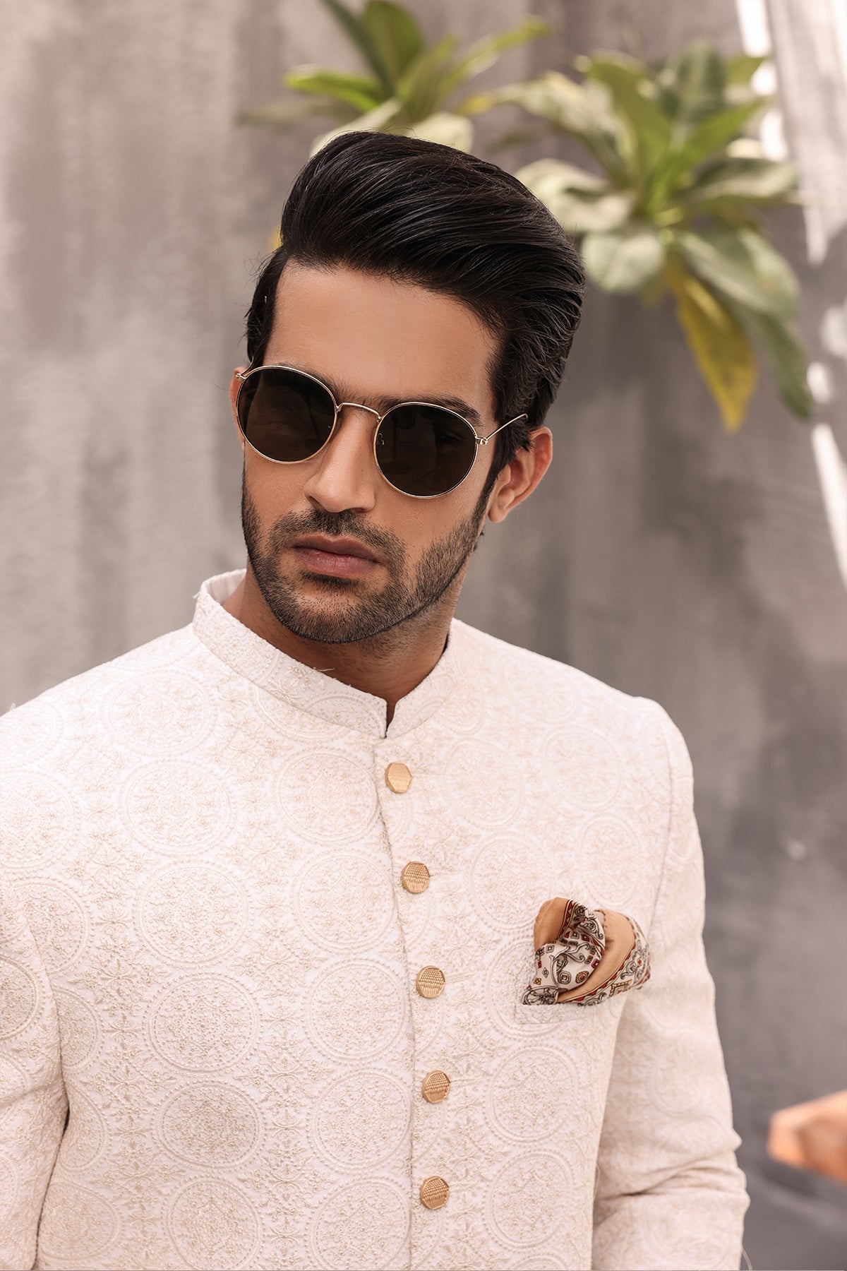 White Sherwni  for Men