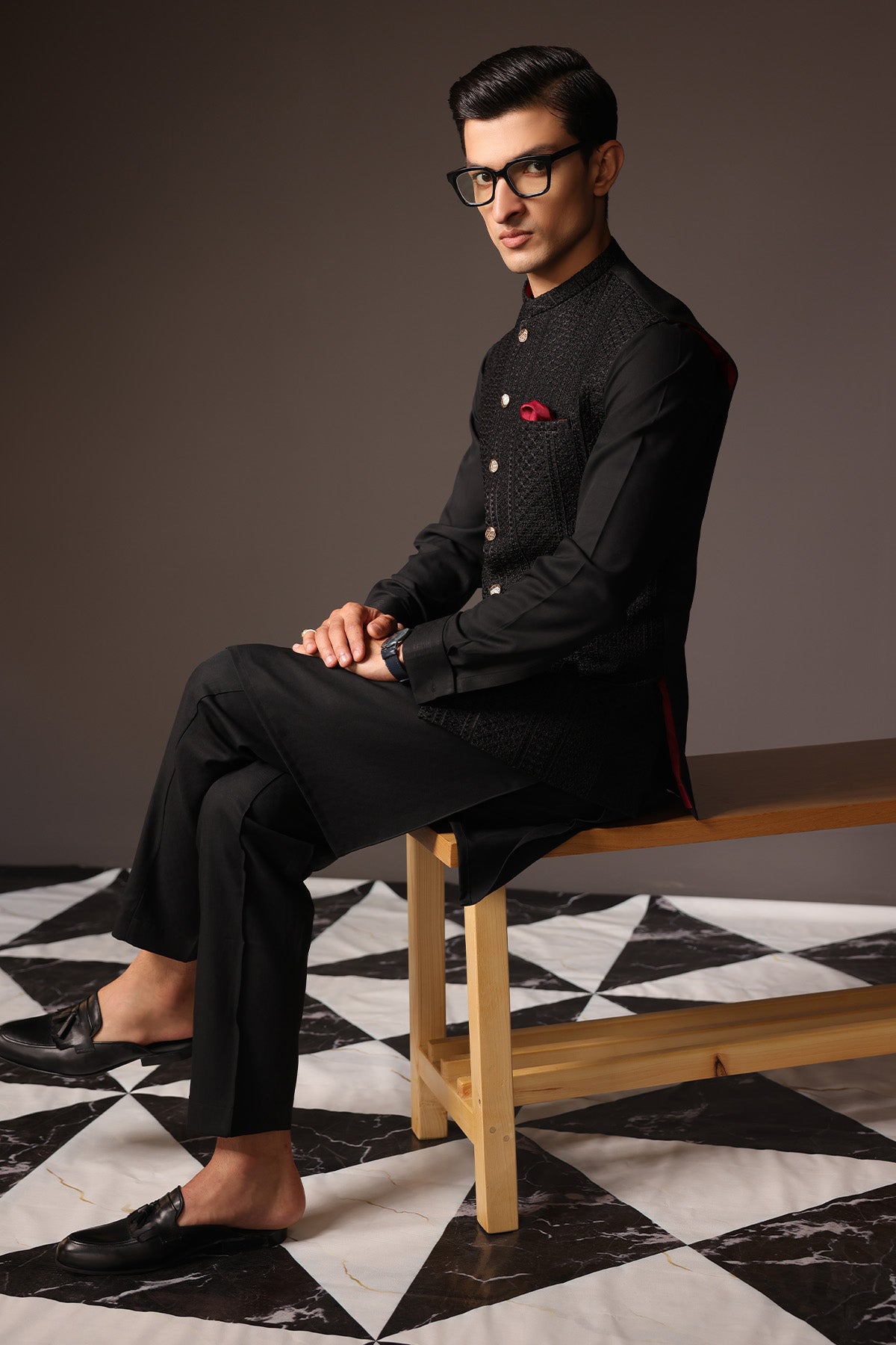 striped-embroidered-waist-coat