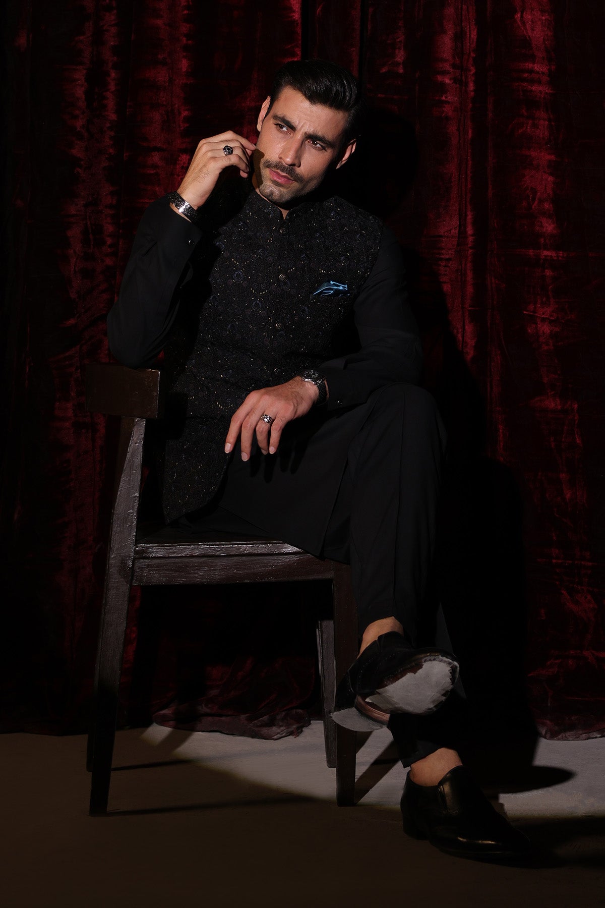 Premium Embroidered Waistcoat