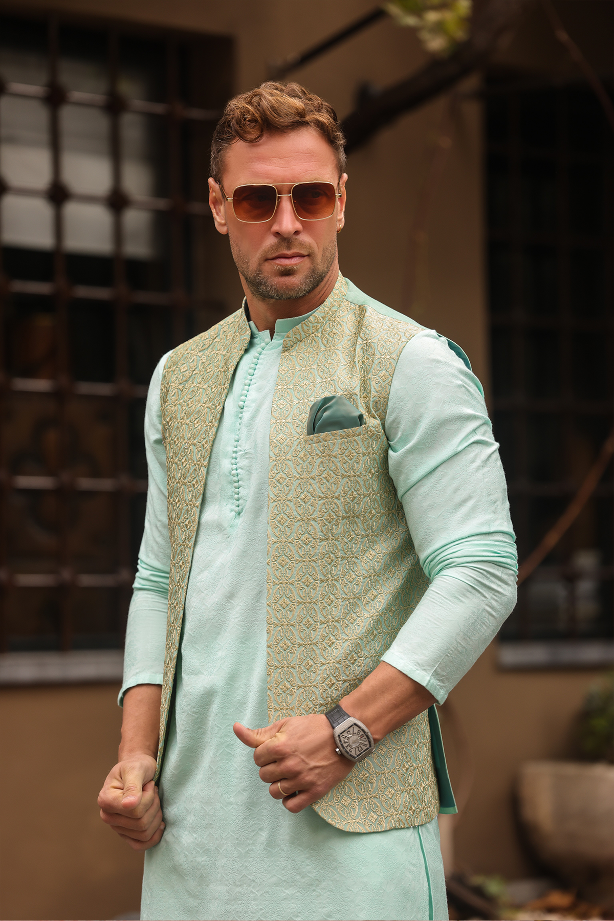 Embroidered Waist Coat