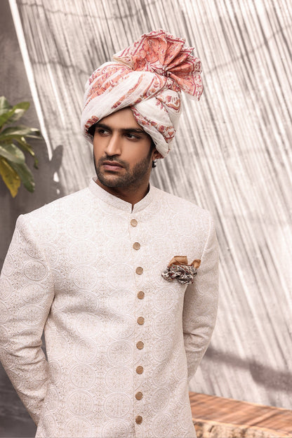 White Sherwni  for Men