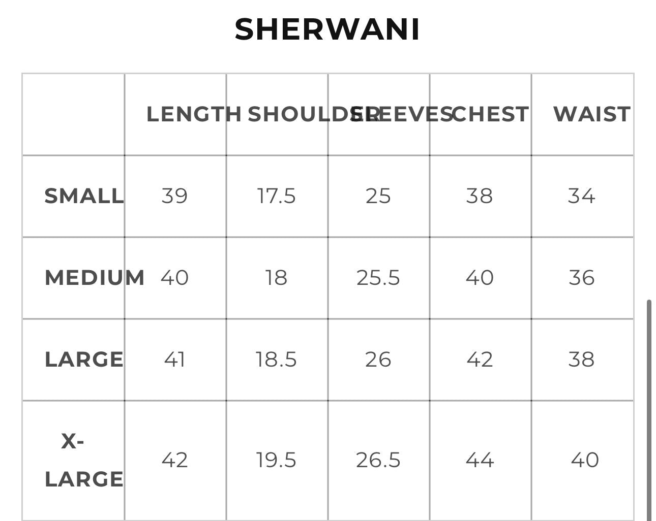 Mens Eastern Sherwani - 103