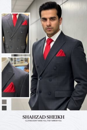 Double Breasted Executive Suit – Soft Suiting | DBS-1001