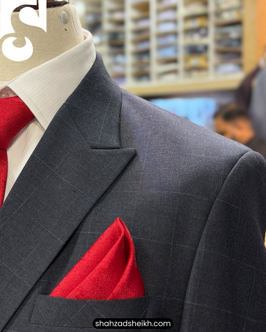 Double Breasted Executive Suit – Soft Suiting | DBS-1001 - Image 3