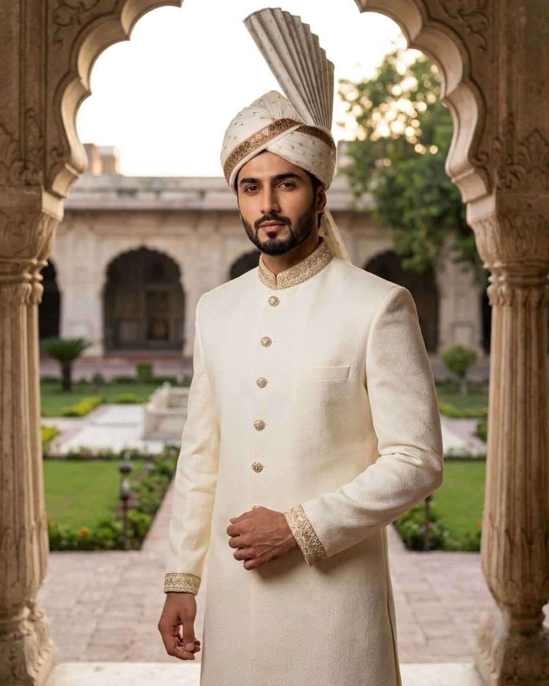 Luxury Baraat outfits and statement sherwanis